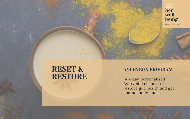 reset and restore ayurvedic detoxification program