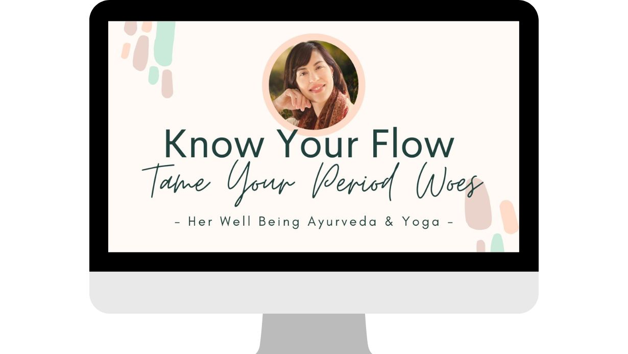 free video training about menstrual health and ayurveda for women's wellbeing